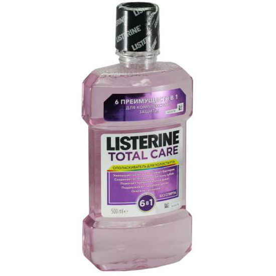 Ополаскиватель для ротовой полости Listerine Total Care (Листерин) 500 мл